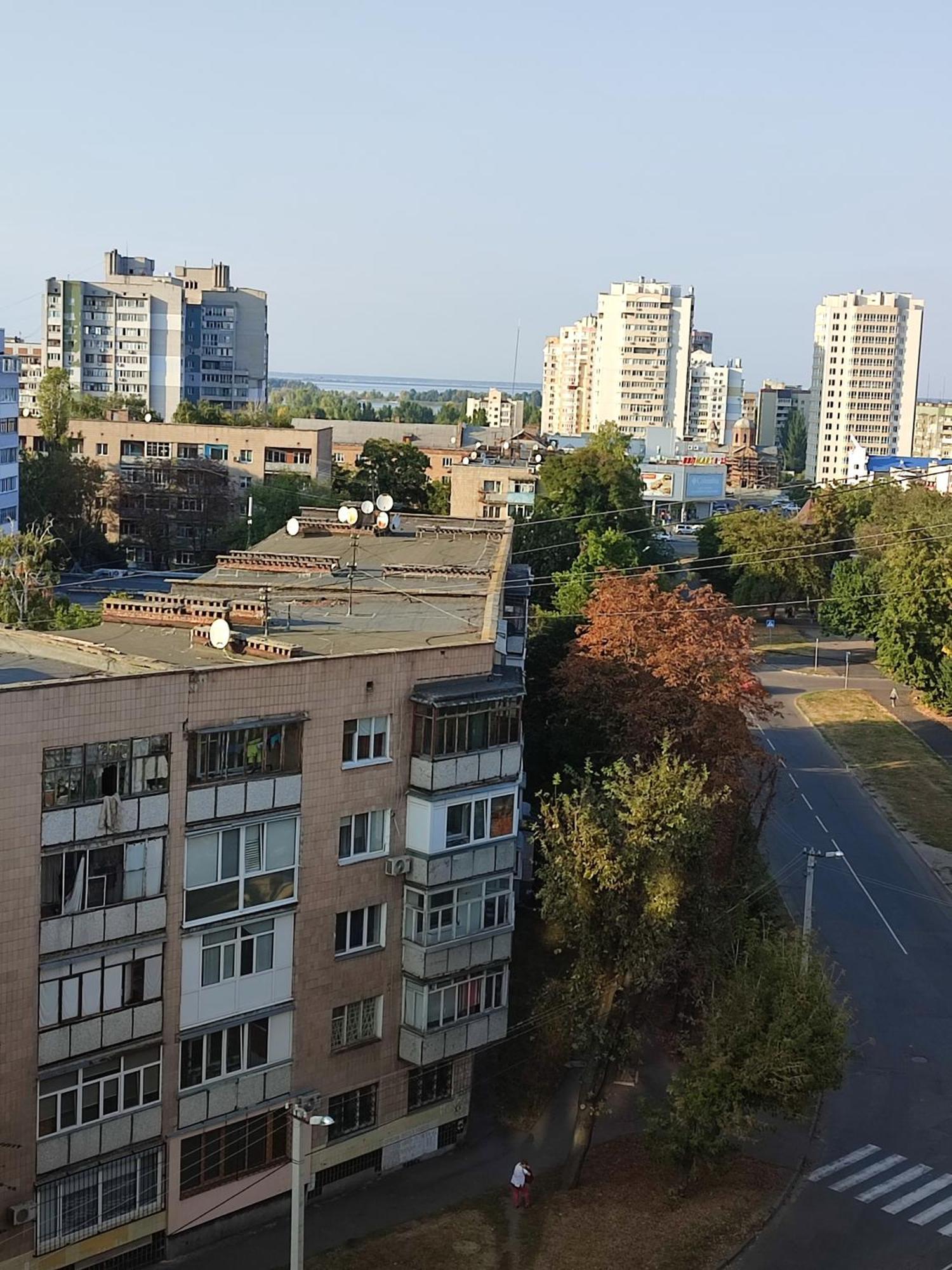 Комфортная 1-Комнатная Новопречистенская 1 Čerkasy Esterno foto